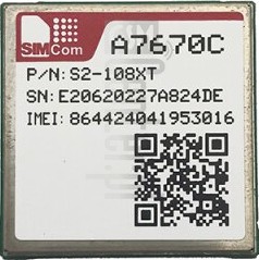 Skontrolujte IMEI SIMCOM A7670C na imei.info