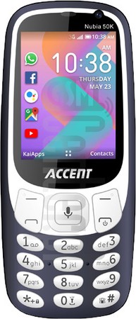 IMEI चेक ACCENT Nubia 50K imei.info पर
