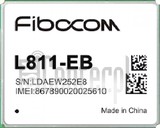 Controllo IMEI FIBOCOM L811-EB su imei.info