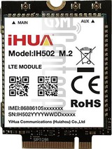 Controllo IMEI IHUA IH502 su imei.info