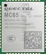 Vérification de l'IMEI QUECTEL MC65 sur imei.info