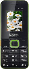 Перевірка IMEI KGTEL K-L800 на imei.info