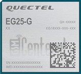 Kontrola IMEI QUECTEL EG25-G na imei.info