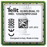 Verificación del IMEI  TELIT GL865-Dual V3 en imei.info