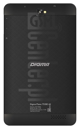 IMEI-Prüfung DIGMA Plane 7539E 4G auf imei.info