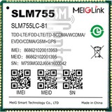 Kontrola IMEI MEIGLINK SLM755 na imei.info