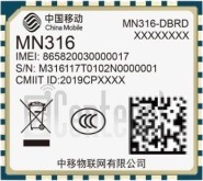 Sprawdź IMEI CHINA MOBILE MN316 na imei.info