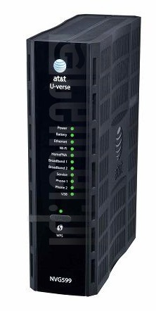 Skontrolujte IMEI AT&T U-verse NVG599 Modem Gateway na imei.info