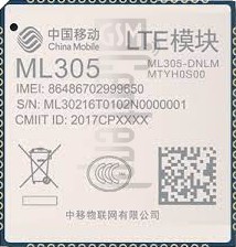 Перевірка IMEI CHINA MOBILE ML305U на imei.info