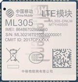 IMEI Check CHINA MOBILE ML305U on imei.info