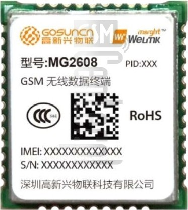 在imei.info上的IMEI Check GOSUNCN MG2608