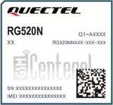 imei.info에 대한 IMEI 확인 QUECTEL RG520N-NA