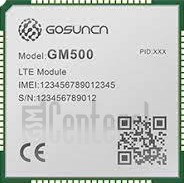 ตรวจสอบ IMEI GOSUNCN GM500-U1G_A บน imei.info