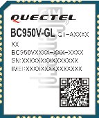 Verificación del IMEI  QUECTEL BC950V-GL en imei.info