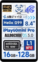 Vérification de l'IMEI ALLDOCUBE iPlay 60 mini Pro sur imei.info