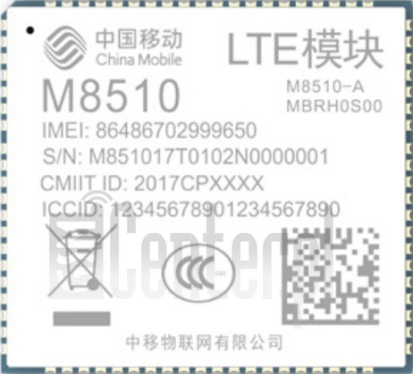IMEI चेक CHINA MOBILE M8510 imei.info पर