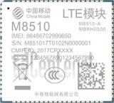 Skontrolujte IMEI CHINA MOBILE M8510 na imei.info
