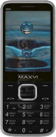 Vérification de l'IMEI MAXVI X850 sur imei.info
