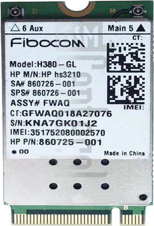 Controllo IMEI FIBOCOM H380-GL su imei.info