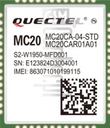 IMEI-Prüfung QUECTEL MC20 auf imei.info
