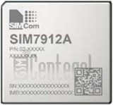 Verificação do IMEI SIMCOM SIM7912A em imei.info