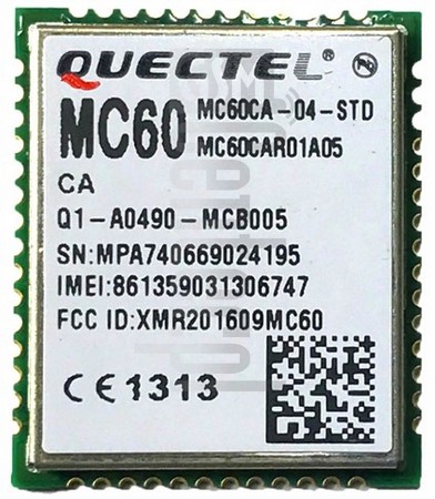 Проверка IMEI QUECTEL MC60 на imei.info