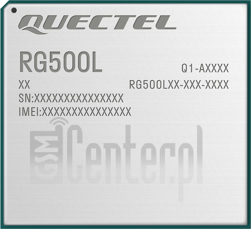 在imei.info上的IMEI Check QUECTEL RG500L-NA