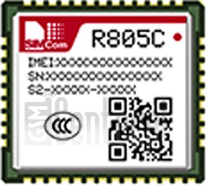 Pemeriksaan IMEI SIMCOM R805C di imei.info
