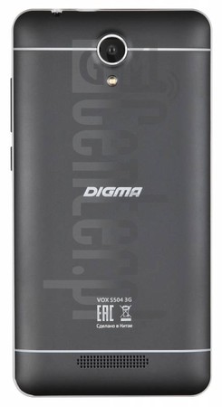 Verificación del IMEI  DIGMA Vox S504 3G en imei.info