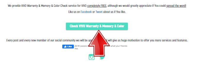 VIVO Warranty & Memory & Color Checker