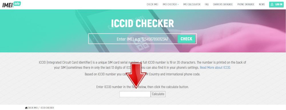 ICCID узнать. ICCID (integrated circuit Card identification). Imei checker