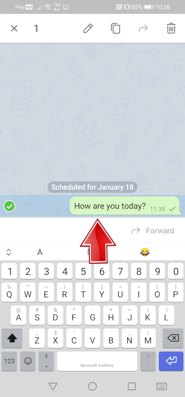 Telegram Message Before Scheduling messages in the Telegram app - Noutăți - IMEI.info